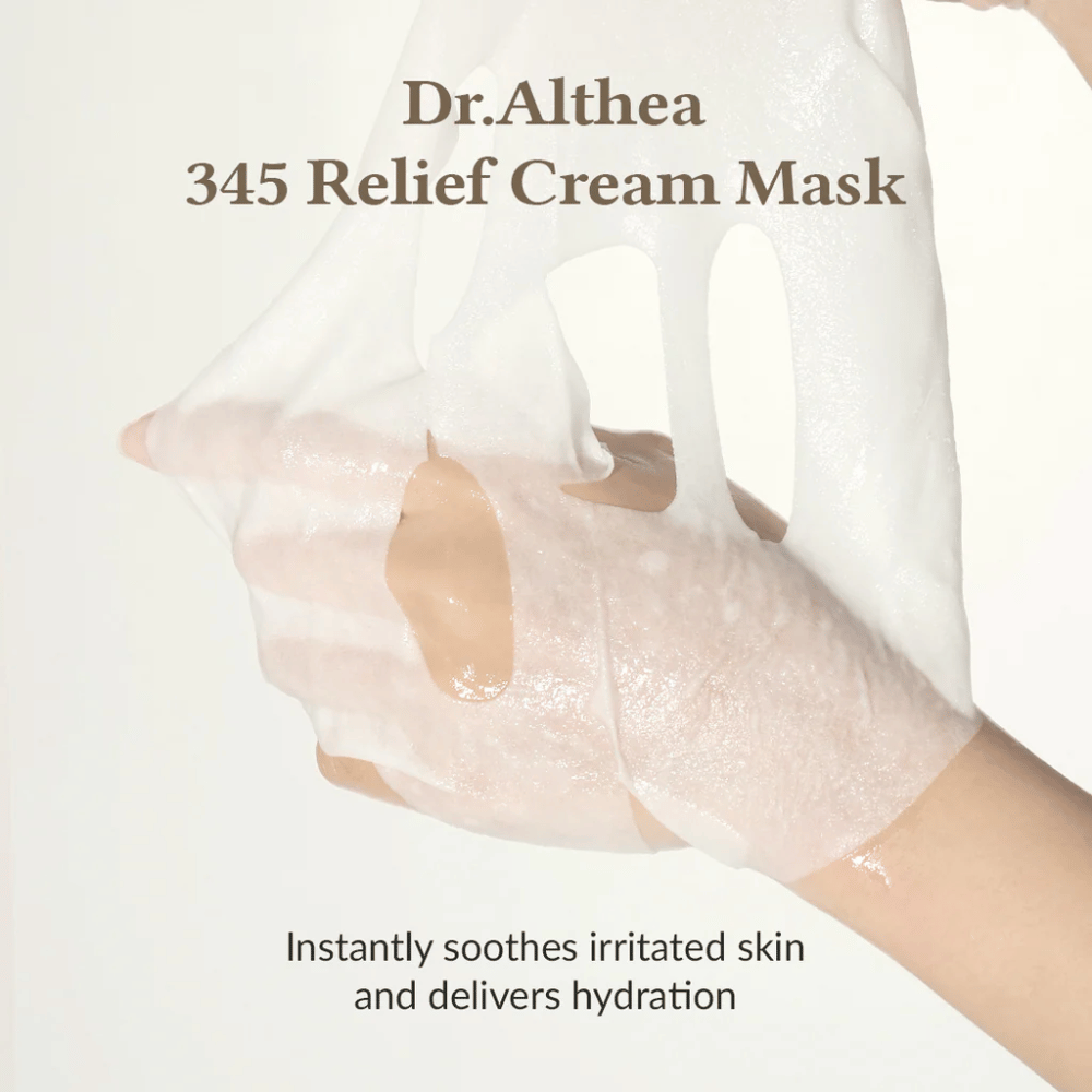 Dr. Althea 345 Relief Cream Mask vegánska celulóza sheet mask s essence pre lepšiu absorpciu a komfort pokožky