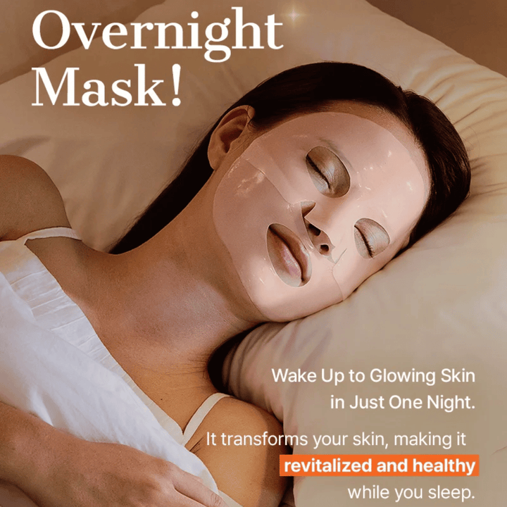 COSRX 5 PDRN Hyaluronic Acid Vital Hydrating Hydrogel Mask ako nočná maska pre intenzívnu hydratáciu, obnovu pokožky a žiarivosť cez noc