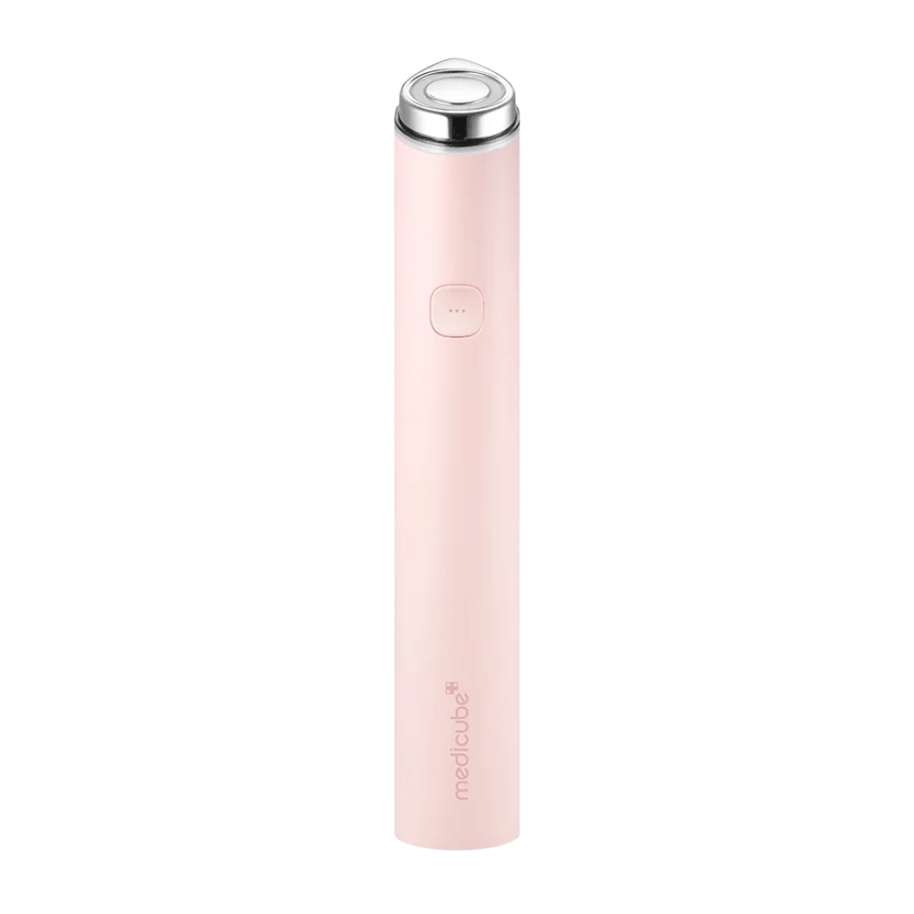 medicube AGE-R Booster Pro Mini Plus Ružové prenosné beauty zariadenie pre zvýšený jas pleti a efektívnejšiu rutinu starostlivosti o pleť