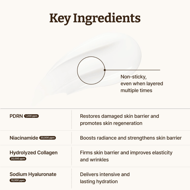 Dr. Reju-All Advanced PDRN Cream s PDRN, niacínamidom, kolagénom a kyselinou hyalurónovou pre silnejšiu kožnú bariéru