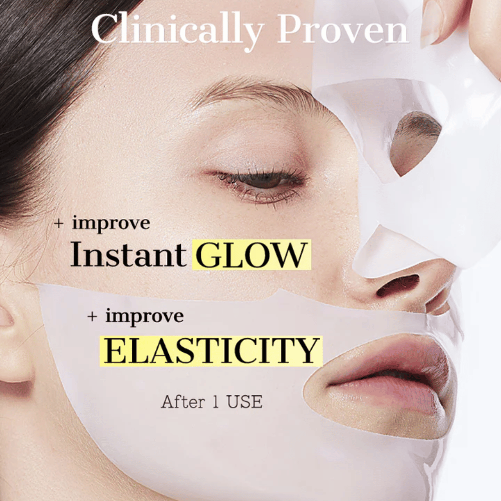 Klinicky testovaná COSRX Snail Mucin Mask, ktorá poskytuje okamžitý lesk a zlepšenú elasticitu pokožky už po jednom použití.