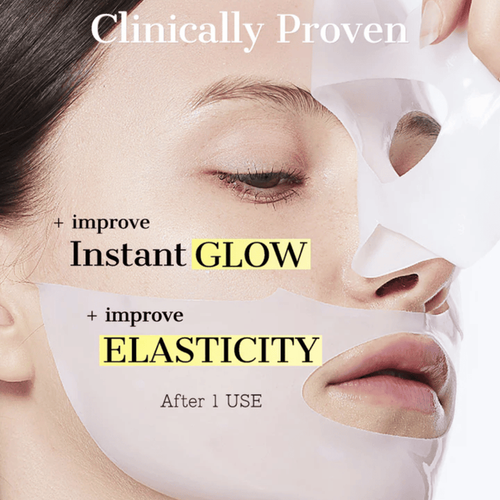 Klinicky testovaná COSRX Snail Mucin Mask, ktorá poskytuje okamžitý lesk a zlepšenú elasticitu pokožky už po jednom použití.