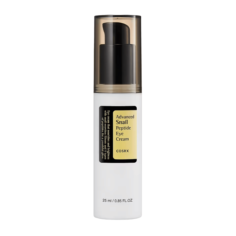 COSRX Advanced Snail Peptide Eye Cream 25 ml – kórejský očný krém s snail mucin a peptidovým komplexom proti vráskam a tmavým kruhom