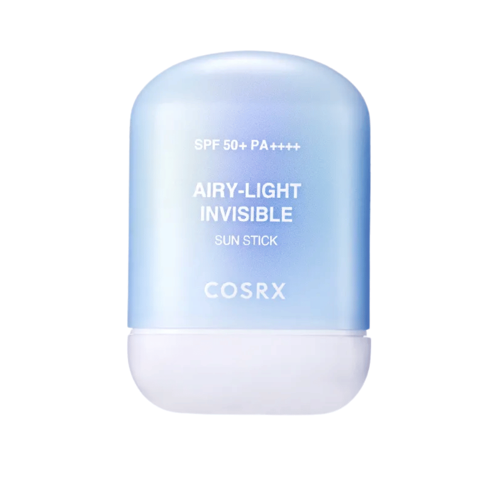 Obrázok produktu na COSRX Airy-Light Invisible Sun Stick 19 g – transparentná slnečná tyčinka s vysokou UV ochranou a hodvábnym pocitom.