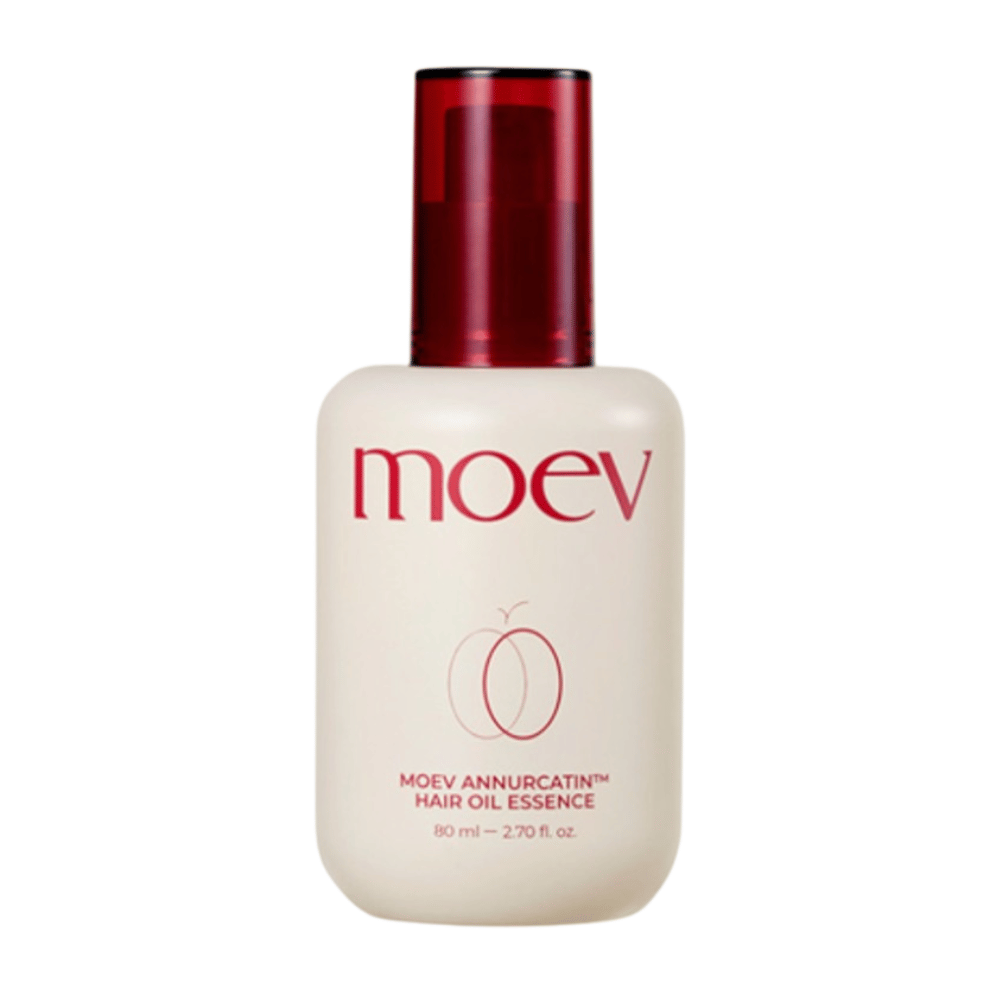 MOEV Annurcatin Hair Oil Essence 80ml – ľahký vlasový olej s biotínom a Annurca-jablkom, ktorý posilňuje, hydratuje a dodáva vlasom prirodzený lesk bez zaťaženia.
