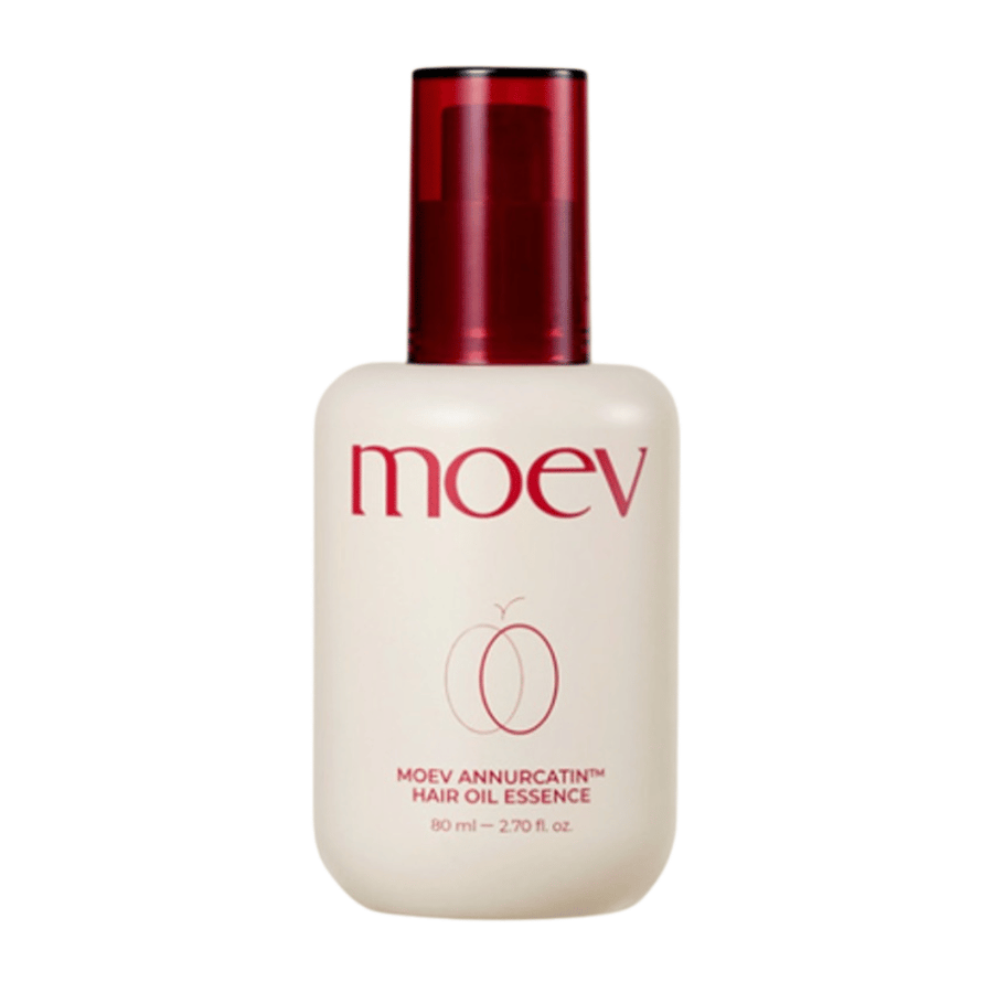 MOEV Annurcatin Hair Oil Essence 80ml – ľahký vlasový olej s biotínom a Annurca-jablkom, ktorý posilňuje, hydratuje a dodáva vlasom prirodzený lesk bez zaťaženia.