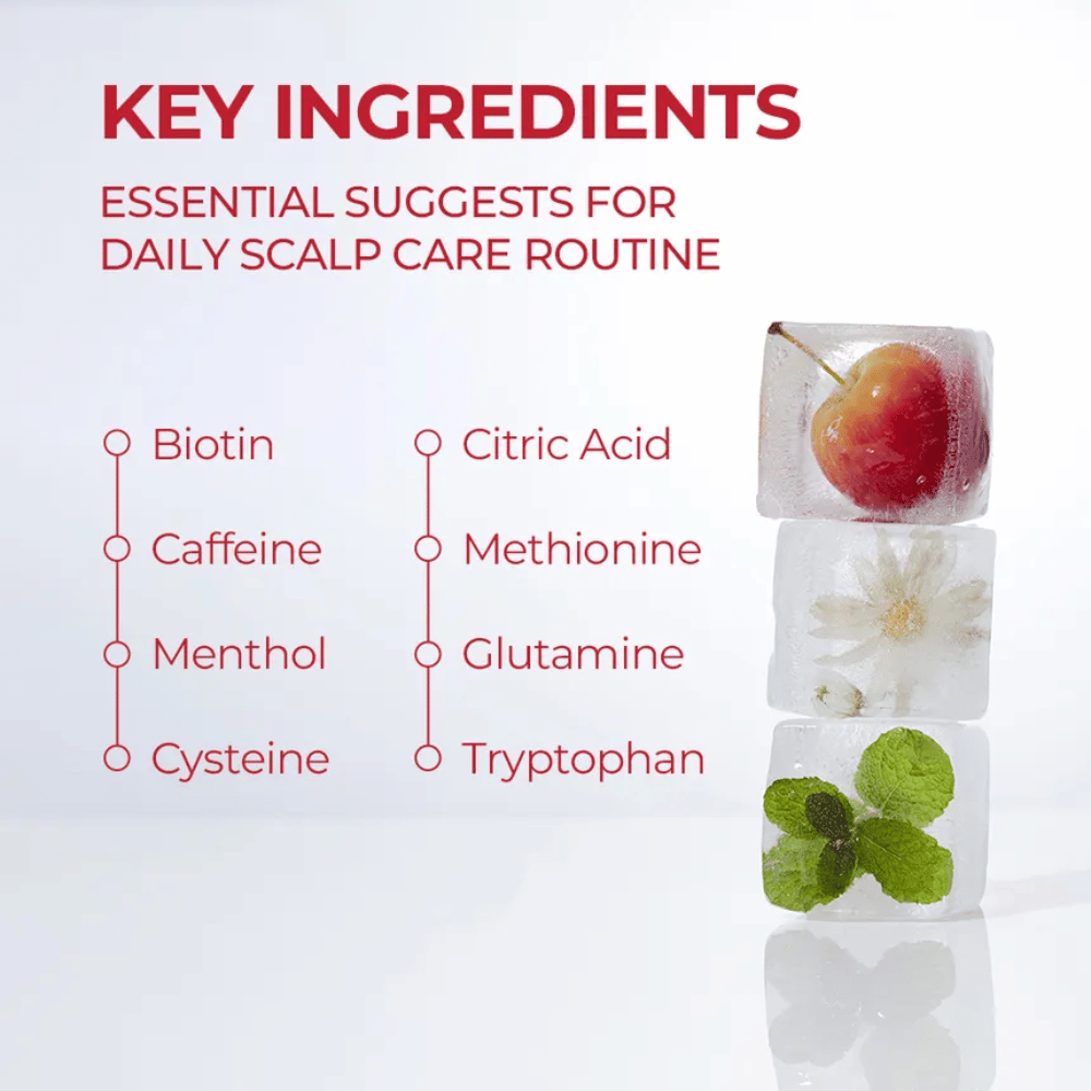 MOEV Annurcatin Hair Tonic – obsahuje biotín, mentol, kofeín a prírodné extrakty, ktoré hydratujú a stimulujú rast vlasov.