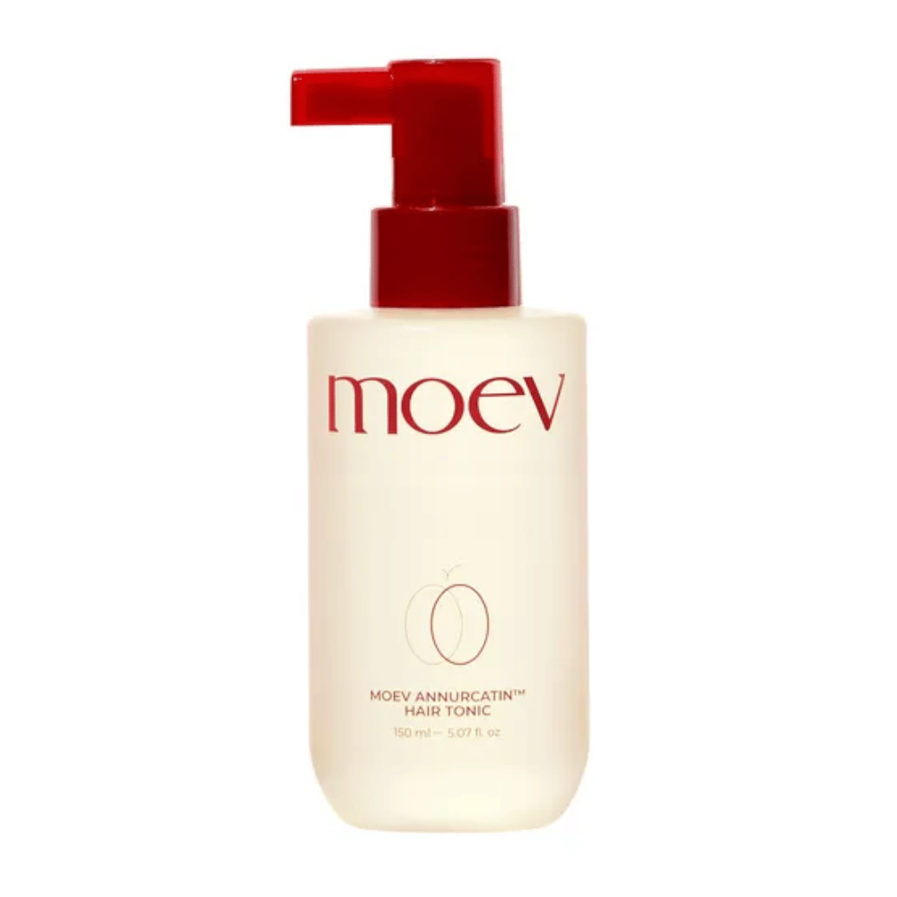 MOEV Annurcatin Hair Tonic – posilňujúci vlasový tonikum s jablkom Annurca, ktorý stimuluje rast vlasov a znižuje vypadávanie vlasov.