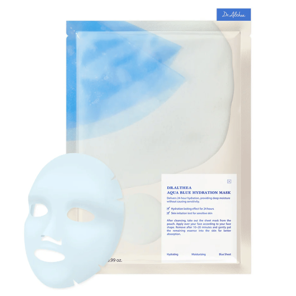 Dr. Althea Aqua Blue Hydration Mask
Poskytuje 24-hodinovú hĺbkovú hydratáciu bez podráždenia pokožky. Perfektné pre citlivú pleť. Maska obsahuje azulén, ktorý upokojuje a intenzívne hydratuje.