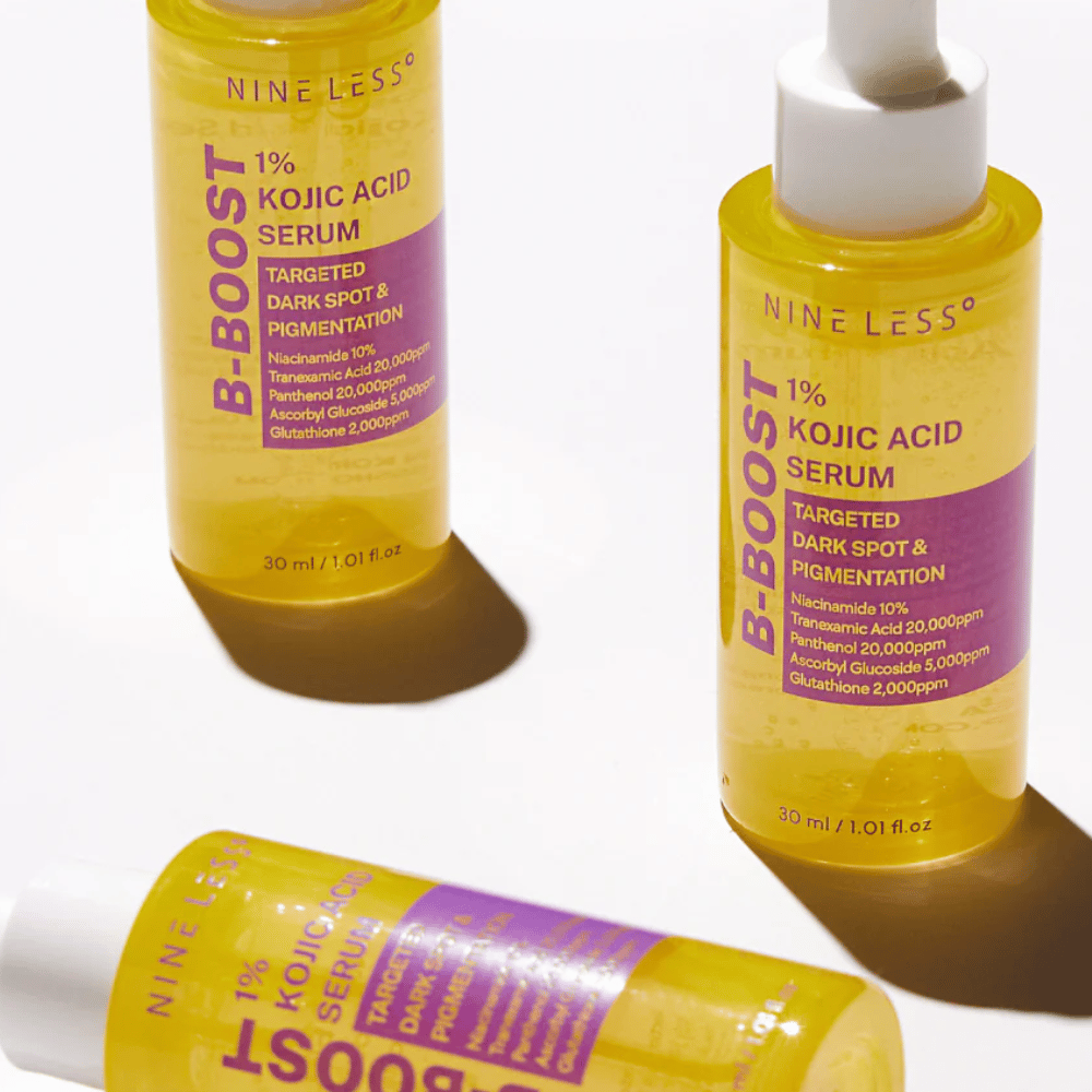 B-Boost 1% Kyselina Kojová Sérum vo fľaštičkách s pipetou, na tmavé škvrny a pigmentáciu.