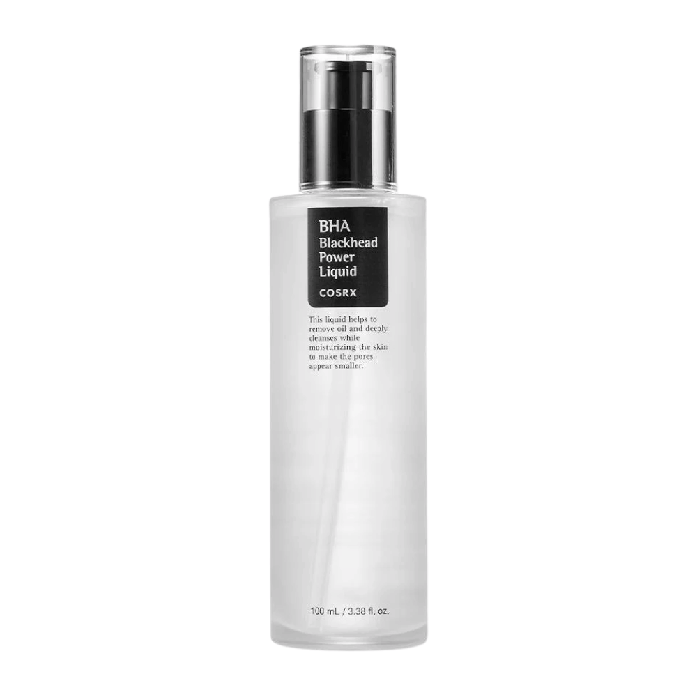 COSRX BHA Blackhead Power Liquid 100 ml – zmenšujúca póry pleťová kúra s BHA pre jasnejšiu pleť a rovnomernejšiu štruktúru pleti.