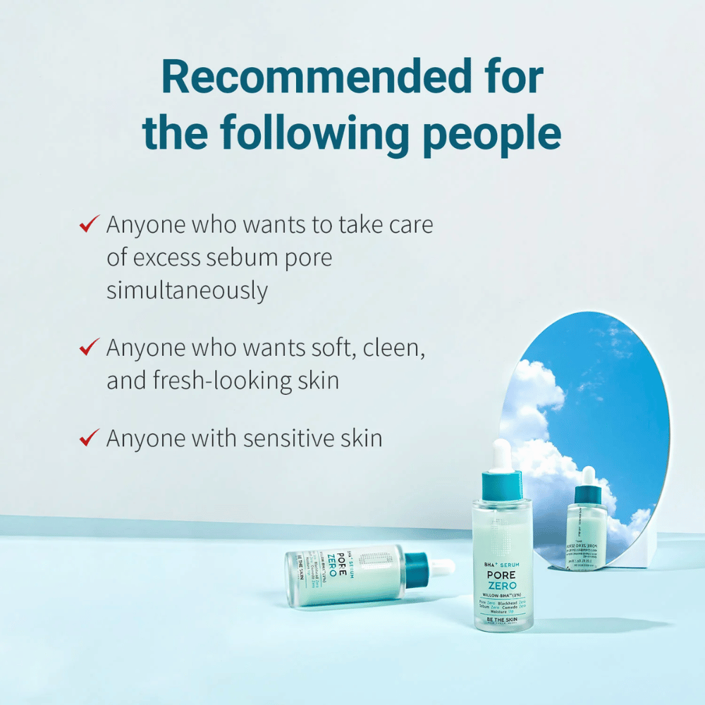 Be The Skin BHA+ Pore Zero Serum pre mastnú, citlivú pleť a rozšírené póry