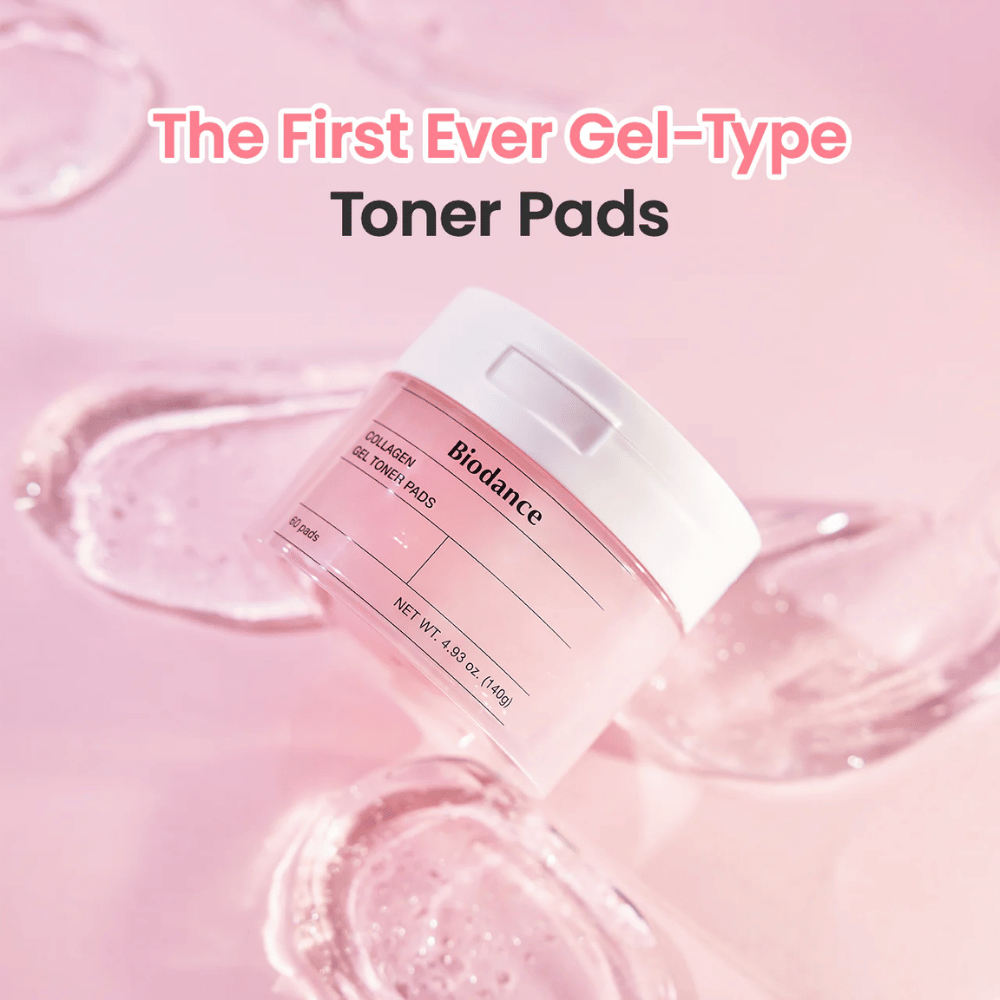 Biodance Collagen Gel Toner Pads sú prvé gélové tonerové vankúšiky, ktoré hydratujú a vyrovnávajú pokožku. Perfektné pre rýchlu a jednoduchú starostlivosť o pleť, ktorá dodáva žiaru a zlepšuje štruktúru pokožky.