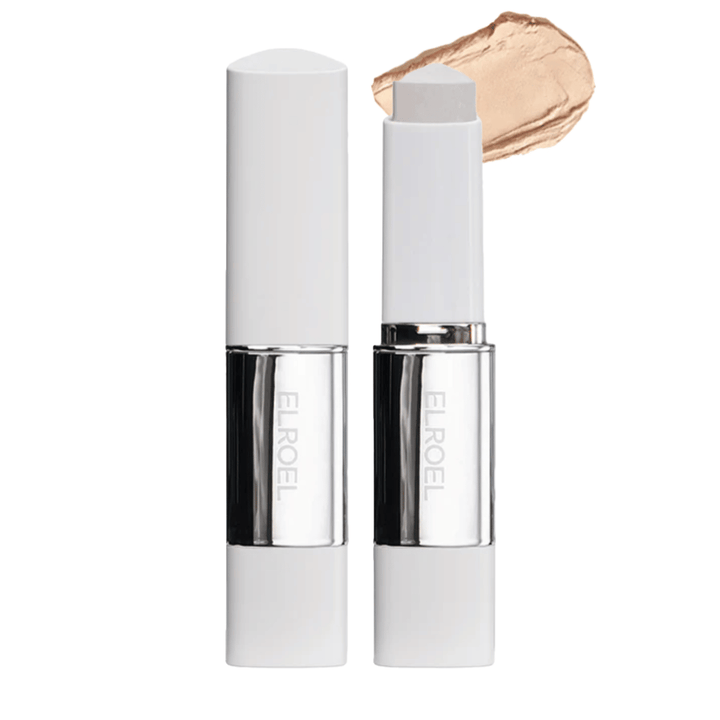 ELROEL Blanc Cover Cream Stick concealer v strednom odtieni, krémová formula, ktorá sa vpíja do pokožky pre rovnomerný výsledok.