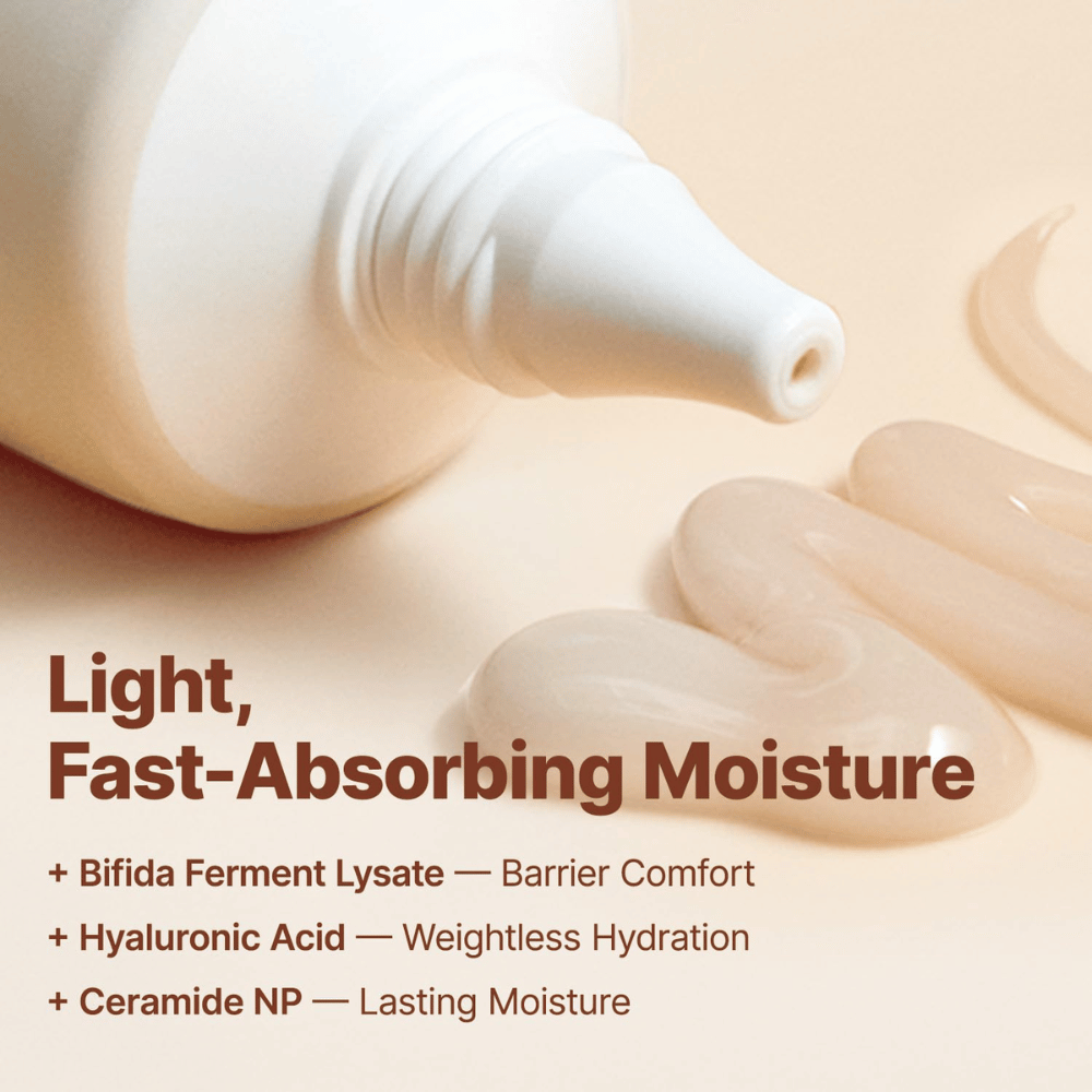 2. Ma:nyo Bifida Biome Aqua Barrier Cream – ľahko sa vstrebávajúci pleťový krém s bifida fermentom, kyselinou hyalurónovou a ceramidmi