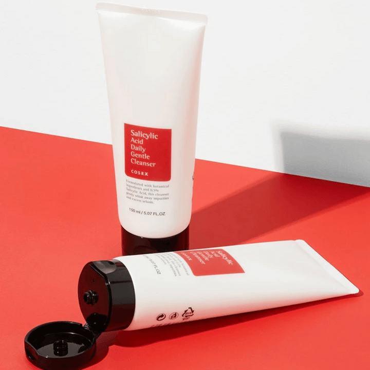 COSRX Salicylic Acid Daily Gentle Cleanser 150ml – čistiaci prostriedok na tvár so salicylovou kyselinou pre akné, nečistú pleť a dennú starostlivosť o pleť.