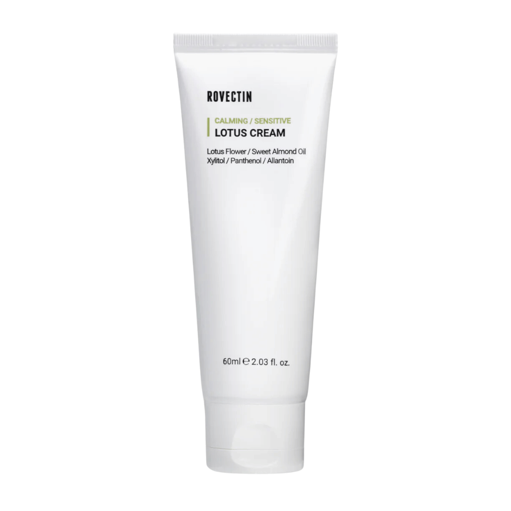 Tuba s Rovectin Calming Sensitive Lotus Cream, upokojujúci krém pre citlivú pokožku.