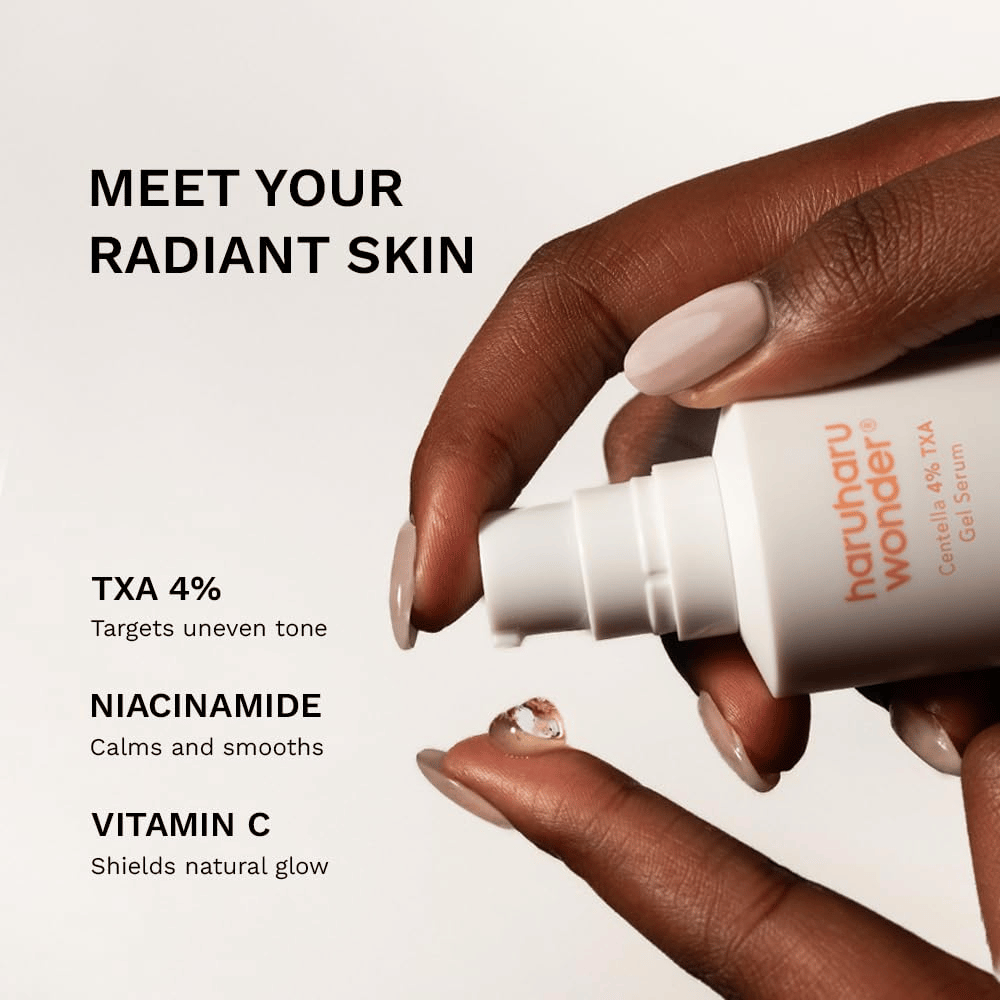 4. Haruharu Wonder Centella 4% TXA Dark Spot Go Away Serum – gélové sérum so 4 % kyselinou tranexamovou, niacínamidom a vitamínom C