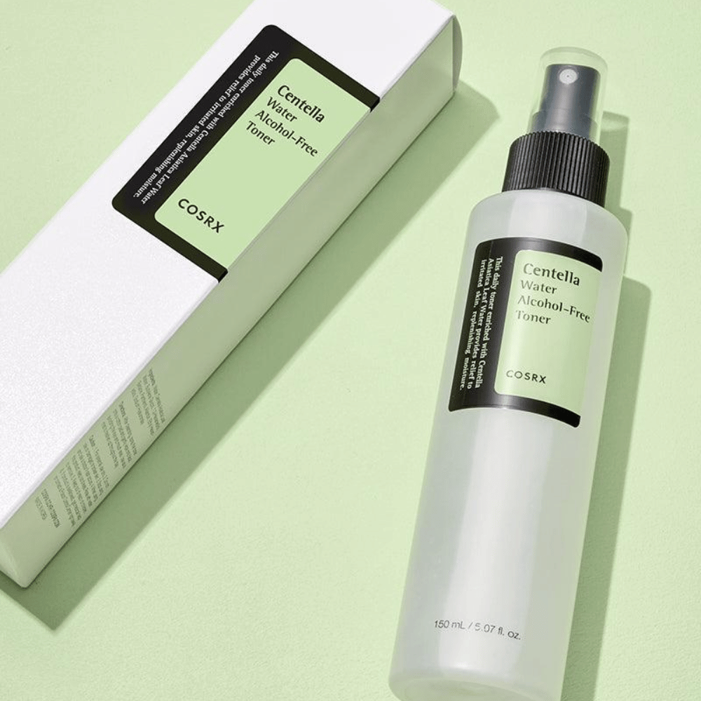 COSRX Centella Water Alcohol-Free Toner sprej 150 ml upokojujúci toner s centellou pre červenú, citlivú a suchú pokožku