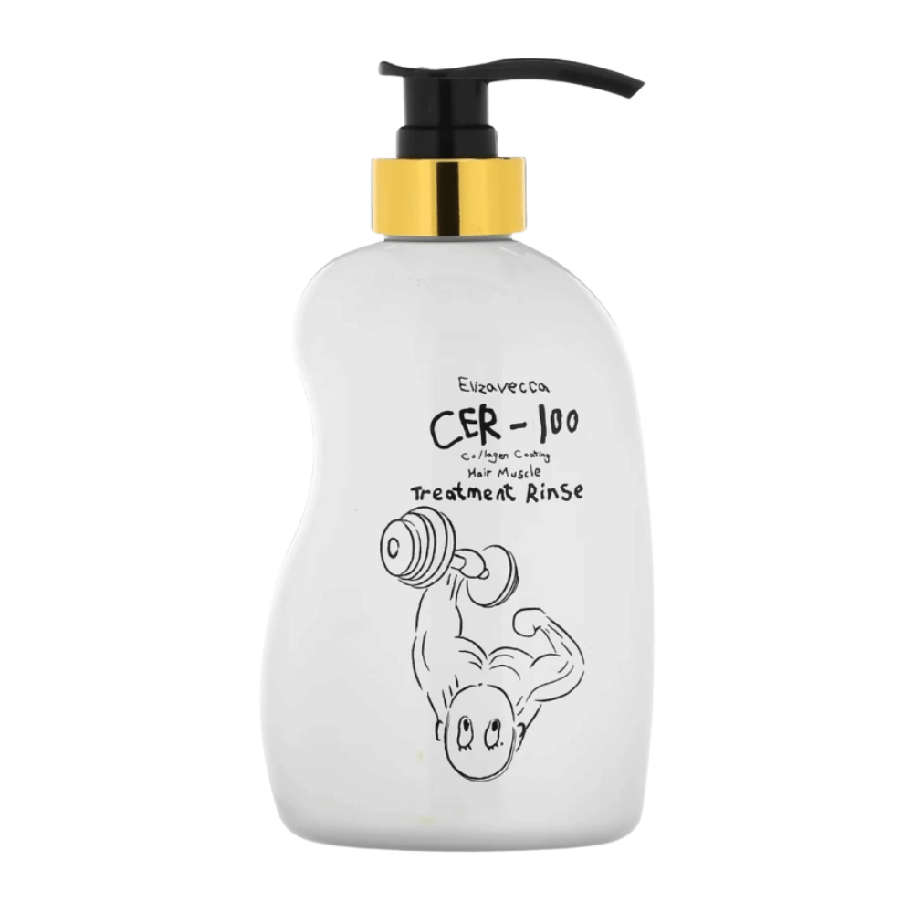 Elizavecca CER-100 Collagen Coating Hair Muscle Treatment Rinse – kórejský balzam, ktorý posilňuje, zjemňuje a dodáva lesk