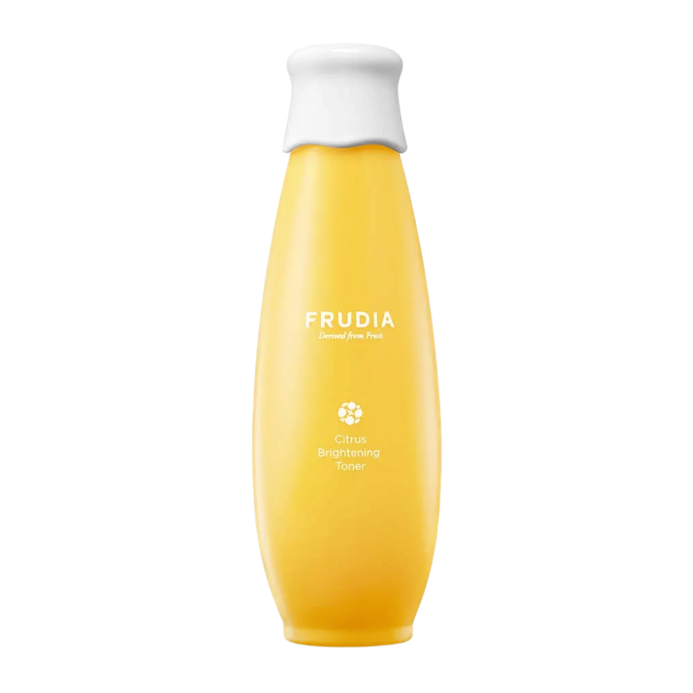 FRUDIA Citrus Brightening Toner 195 ml – kórejská pleťová voda s citrusmi a vitamínom C, ktorá rozjasňuje tón pleti, hydratuje a poskytuje pleti svieži, rovnomerný lesk.