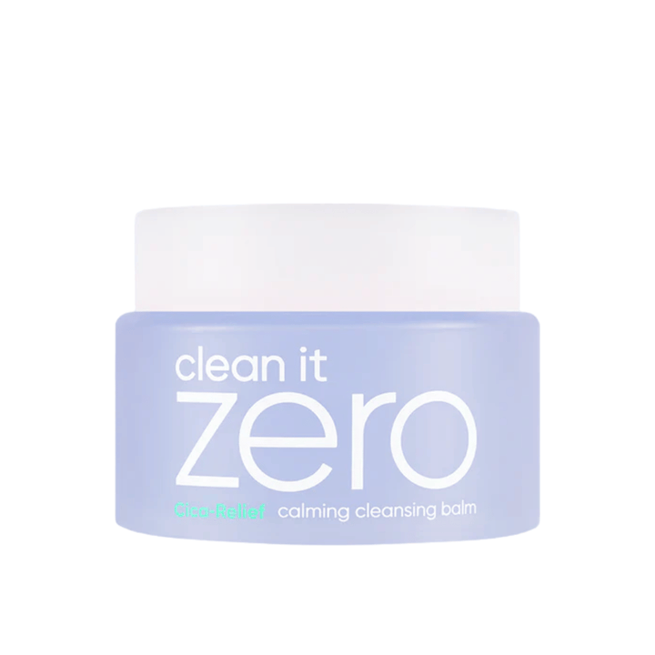 Clean It Zero Cica-Relief Calming Cleansing Balm v originálnom balení, jemný čistiaci balzam s CICA, ktorý upokojuje pokožku a odstraňuje makeup bez vysúšania.