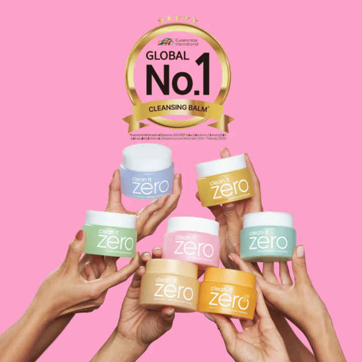 Clean It Zero Cleansing Balm kolekcia od BANILA CO, ocenený celosvetový No.1 čistiaci balzam s viacerými variantmi prispôsobenými pre rôzne typy pleti a stavy pokožky.