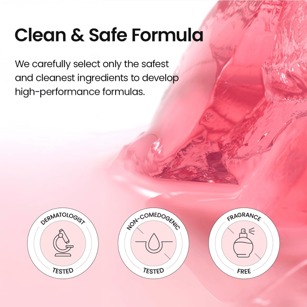 Biodance Collagen Peptide Jelly Serum Mist – neparfumované, dermatologicky testované a nekomedogénne zloženie pre hydratačnú starostlivosť o pleť.