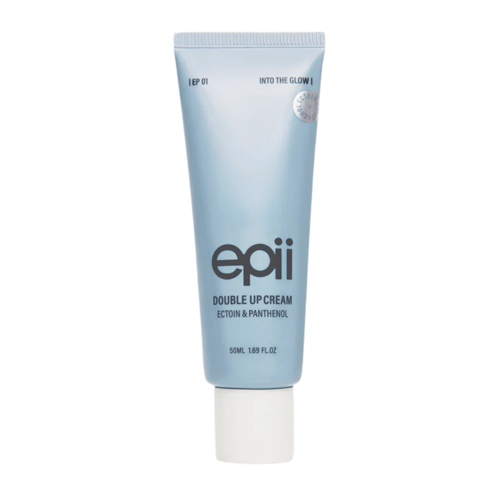 EPII Double Up Cream Ectoin & Panthenol 50 ml – hydratačný pleťový krém, ktorý upokojuje citlivú pleť a posilňuje kožnú bariéru.