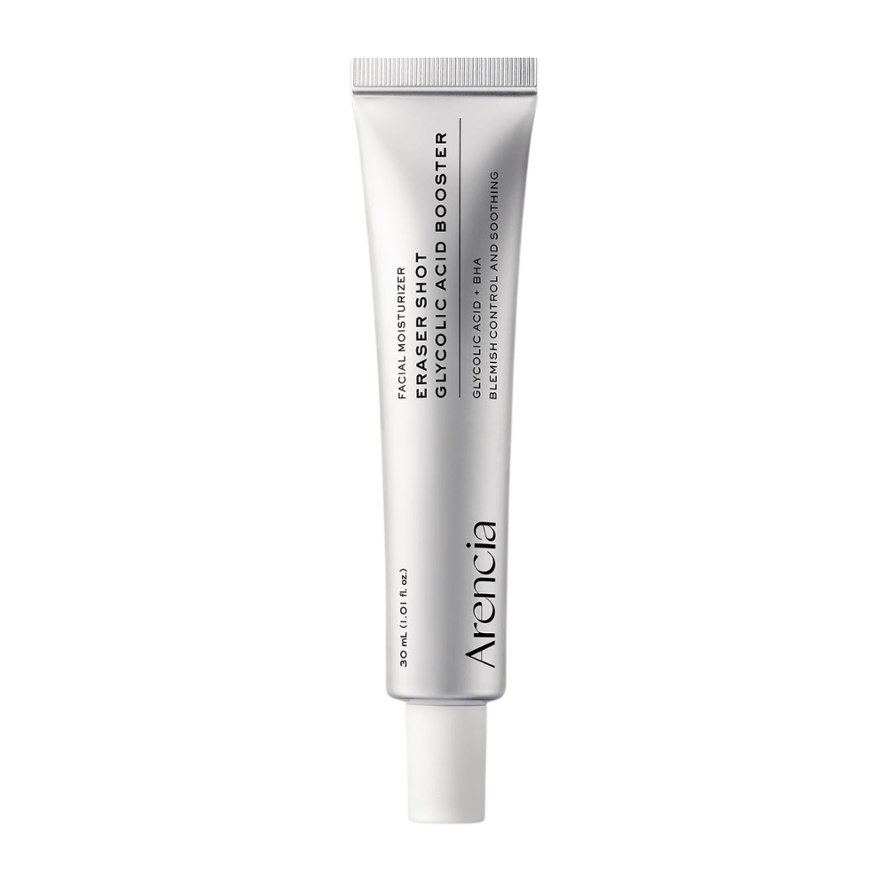 Arencia Eraser Shot Glycolic Acid Booster 30 ml – exfoliačný prípravok na tvár s kyselinou glykolovou a BHA