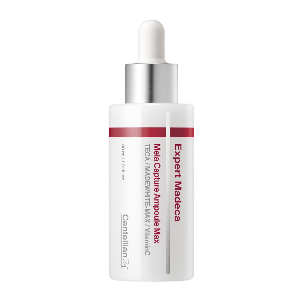 Centellian24 Expert Madeca Mela Capture Ampoule Max 30 ml – pleťová ampulka s TECA, MadeWhite Max a vitamínom C.
