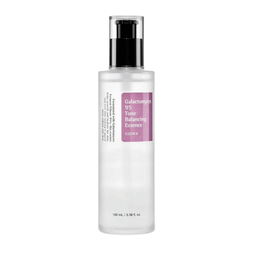 Produktový obrázok COSRX Galactomyces 95 Tone Balancing Essence 100 ml. Ľahká esencia, ktorá hydratuje, zjemňuje a zlepšuje jas pokožky.