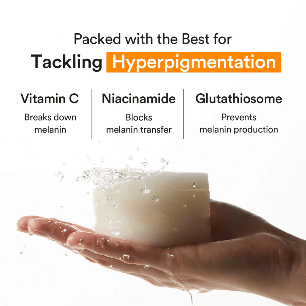 Rozjasňujúci toner pads s vitamínom C, niacínamidom a glutathiosome proti hyperpigmentácii.