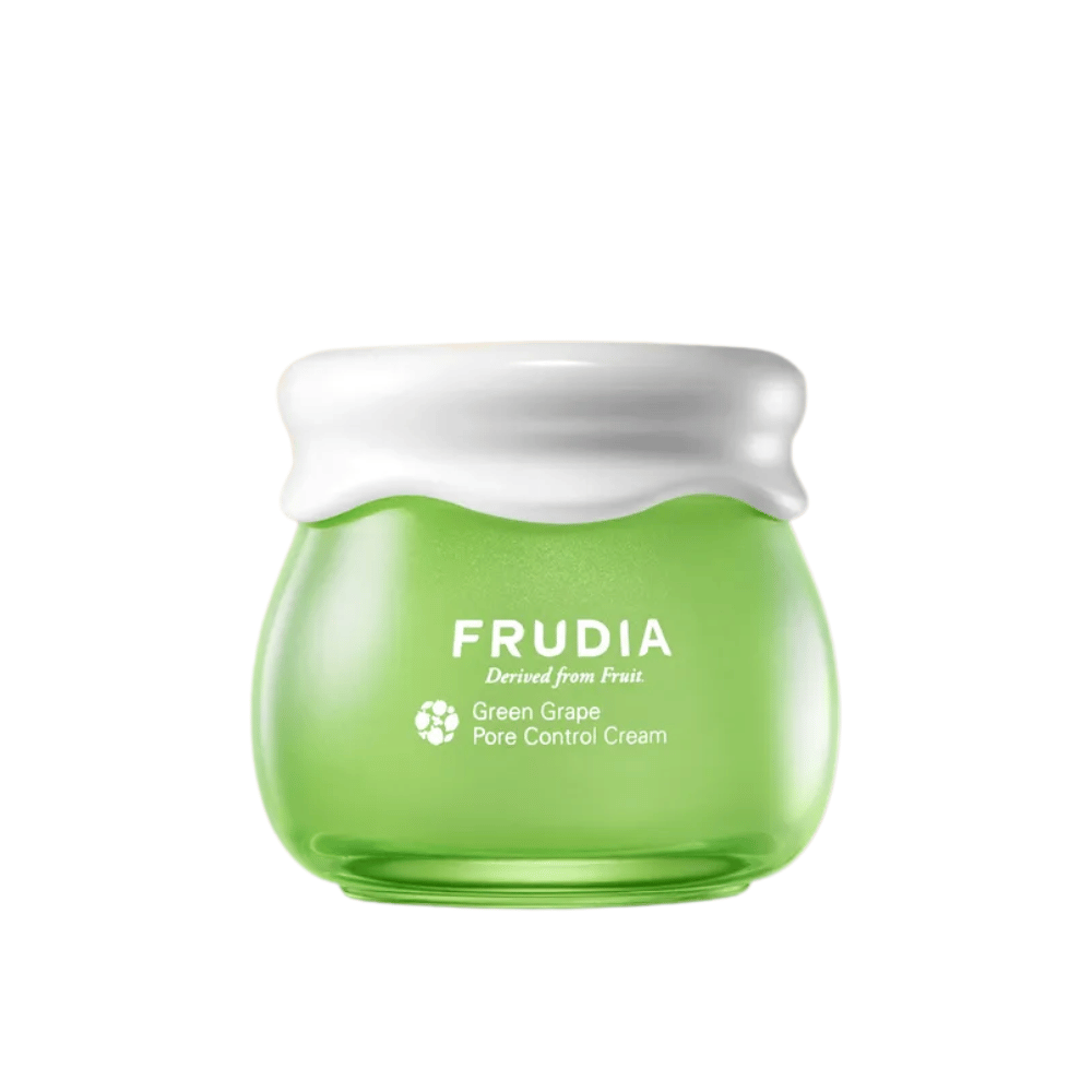 FRUDIA Green Grape Pore Control Cream – krém na zmenšenie pórov s extraktom zo zeleného hrozna pre mastnú a kombinovanú pleť.