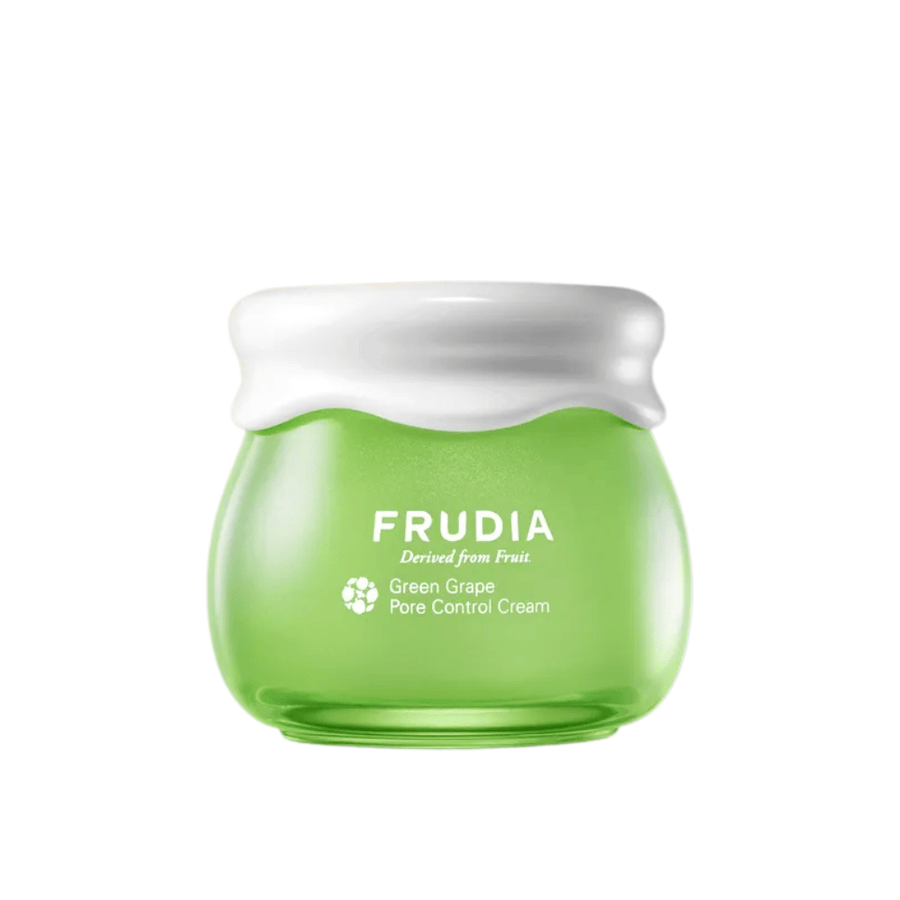 FRUDIA Green Grape Pore Control Cream – krém na zmenšenie pórov s extraktom zo zeleného hrozna pre mastnú a kombinovanú pleť.
