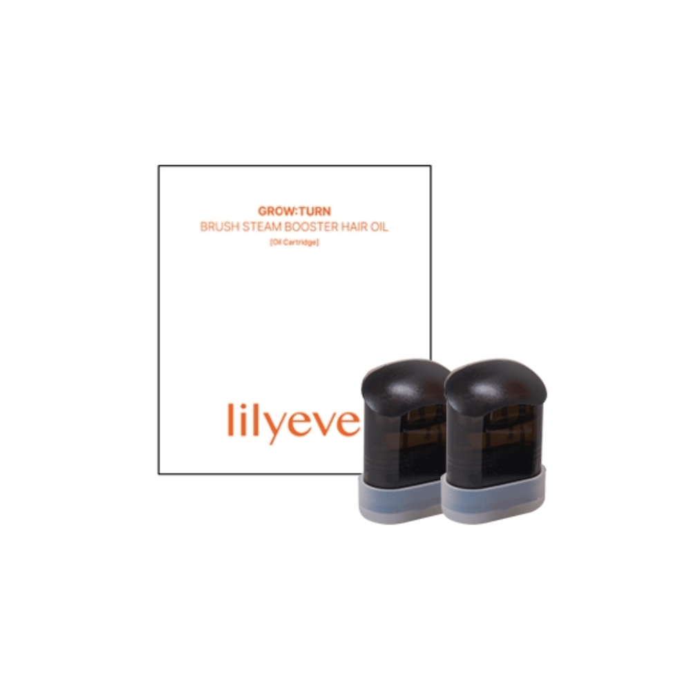 LILYEVE Grow:Turn Brush Steam Booster Hair Oil Set – súprava na starostlivosť o vlasy s dvoma boostermi