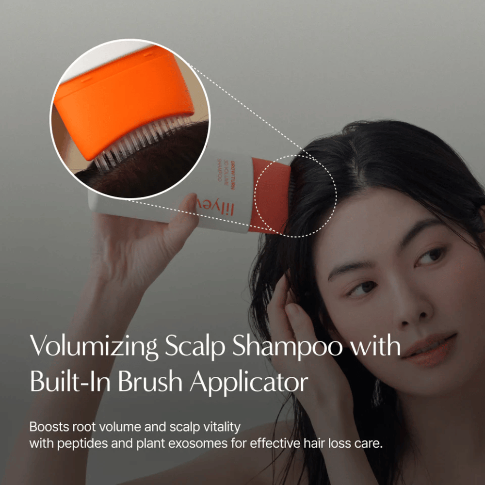 LILYEVE Grow:Turn Exosome 3D Volume Brush Shampoo s rastlinnými exozómami a proteínovým komplexom