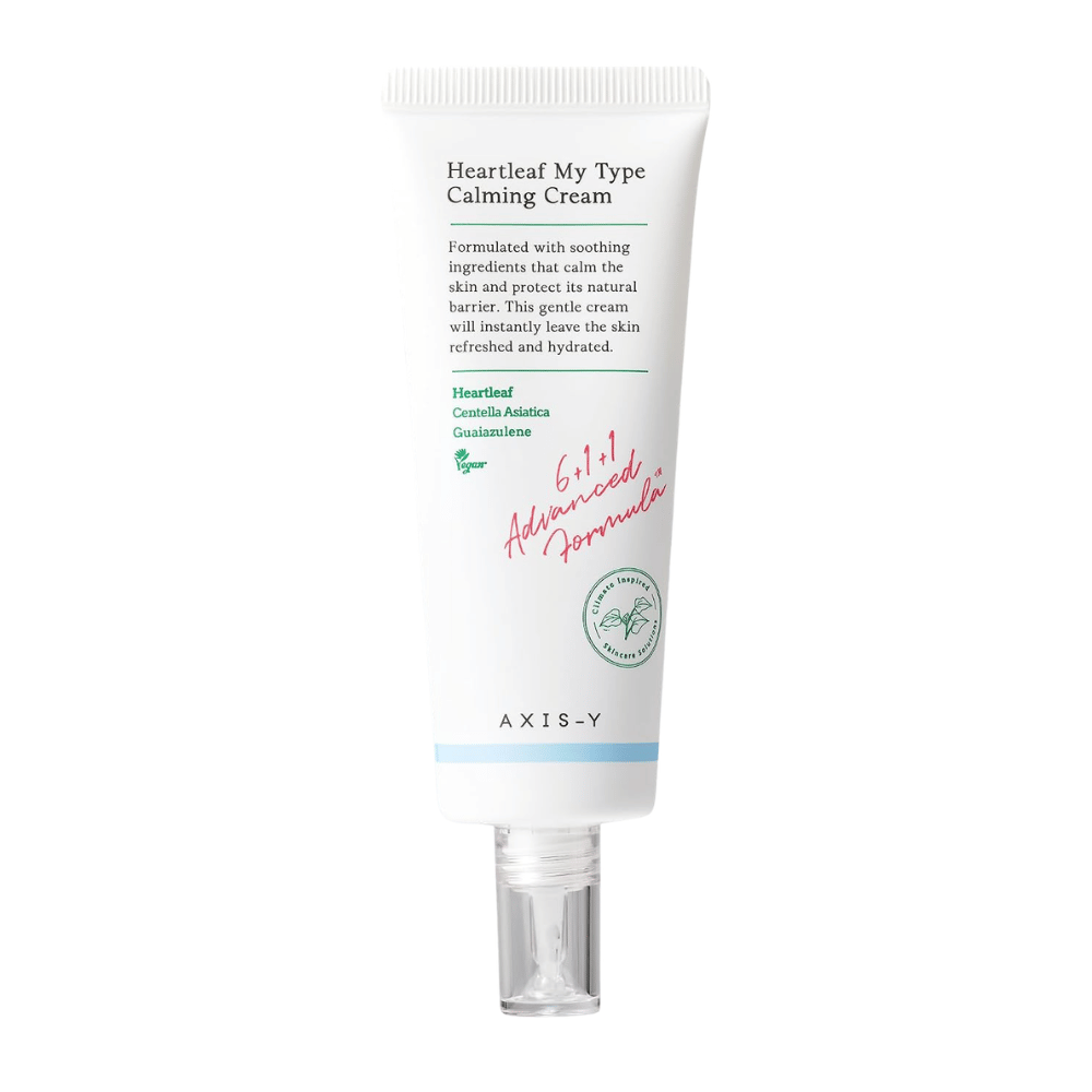 1. AXIS-Y Heartleaf My Type Calming Cream – produktový obrázok pleťového krému v tube