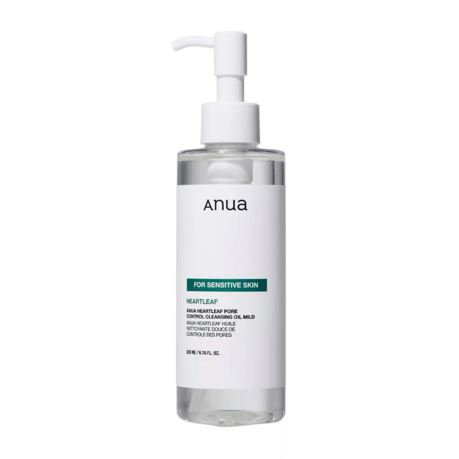 Anua Heartleaf Pore Control Cleansing Oil Mild je čistiaci olej špeciálne vyvinutý pre citlivú pokožku. Je navrhnutý tak, aby jemne a efektívne odstraňoval nečistoty a make-up, pričom kontroluje póry bez podráždenia pokožky.