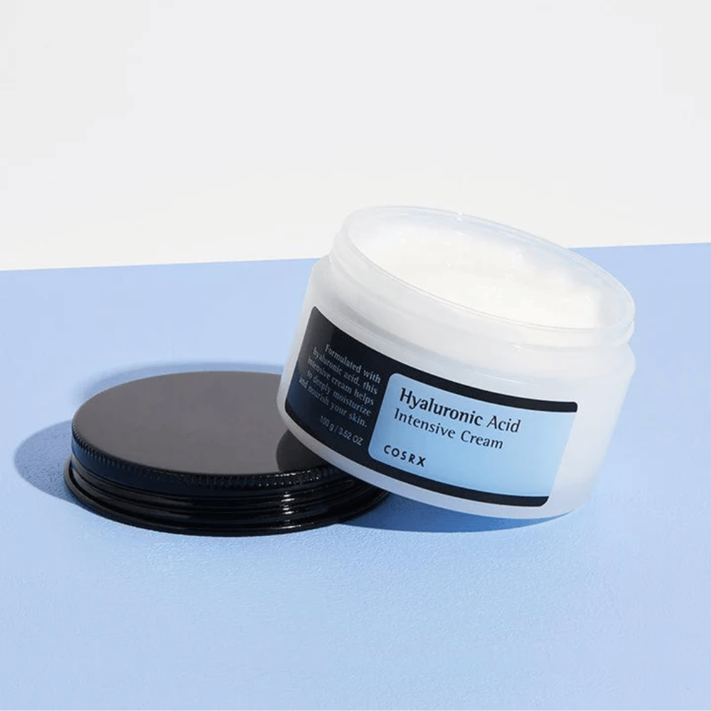 COSRX Hyaluronic Acid Intensive Cream 100 g – výživný pleťový krém s kyselinou hyalurónovou, ktorý poskytuje dlhodobú hydratáciu a jemnú pokožku