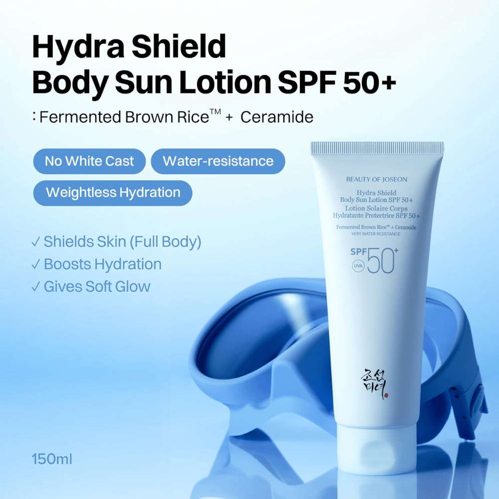 Beauty of Joseon Hydra Shield Body Sun Lotion SPF50+ vodeodolná ochrana pred slnkom na telo 150 ml