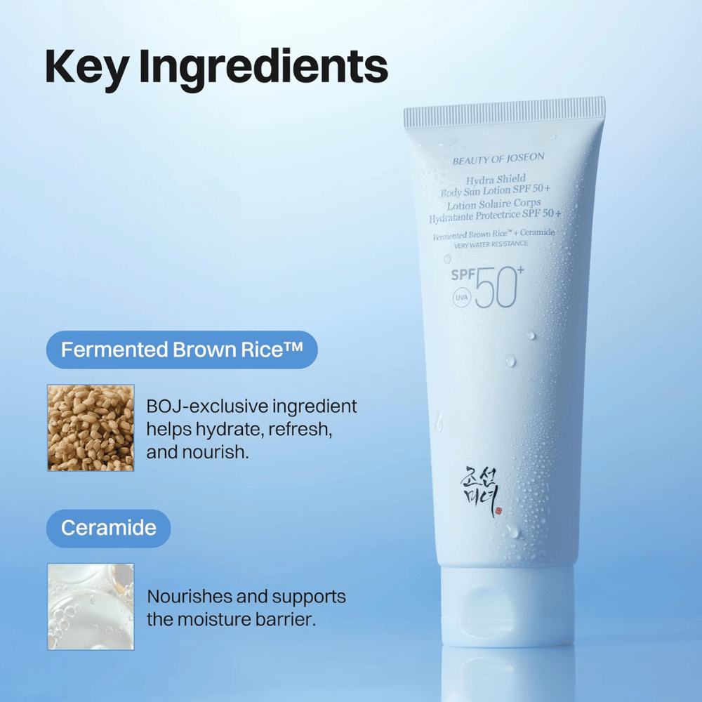 Beauty of Joseon Hydra Shield Body Sun Lotion SPF50+ s fermentovanou hnedou ryžou a ceramidmi