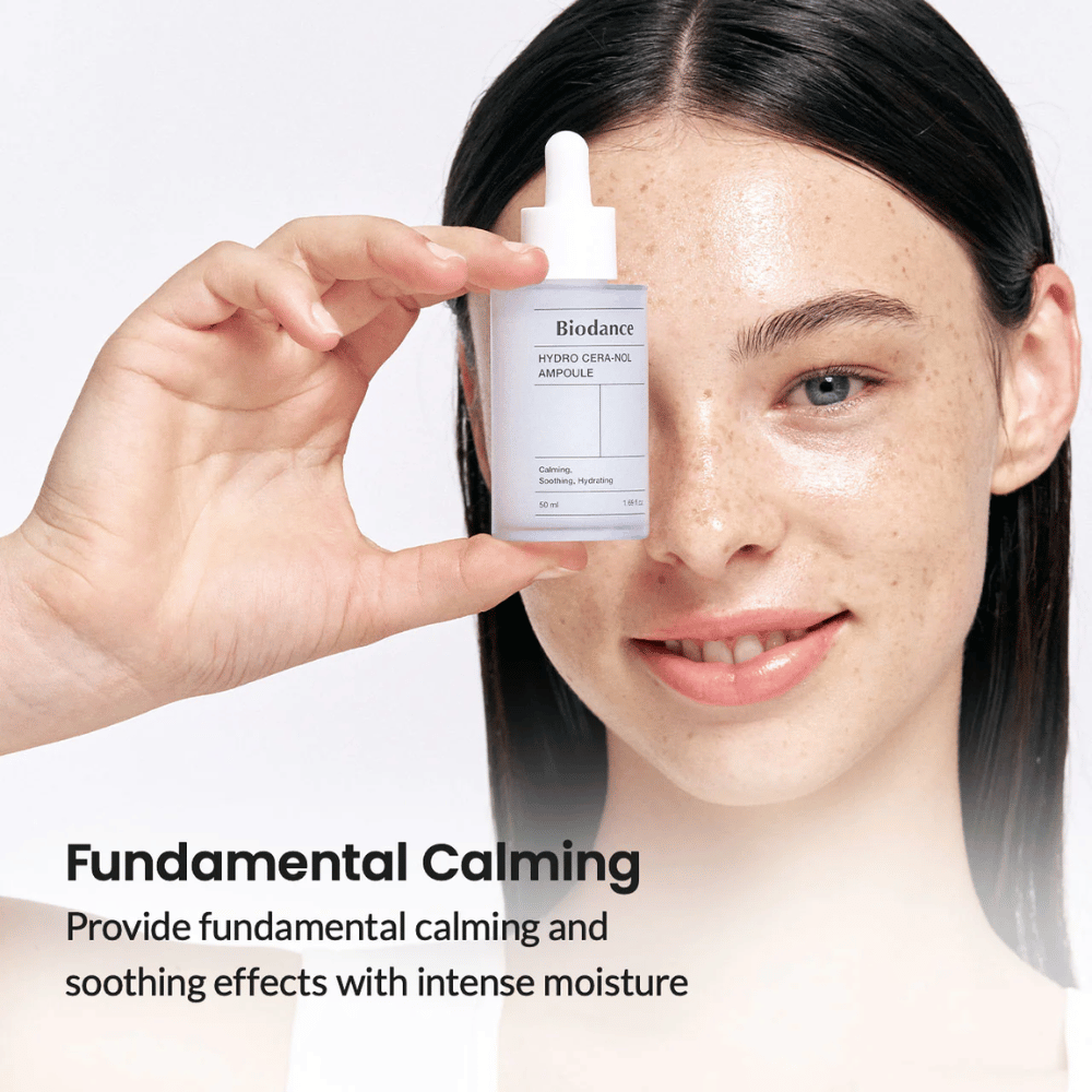 Biodance Hydro Cera-Nol Ampoule – Upokojujúca a intenzívna hydratácia.

💧 Hlboká hydratácia – Zabraňuje suchosti a posilňuje bariéru pokožky.
🌿 Upokojujúci účinok – Znižuje podráždenie a začervenanie pre citlivú pokožku.
🛡️ Chráni pokožku – Zlepšuje elasticitu a posilňuje kožnú bariéru.

Perfektné pre vyváženú, hydratovanú a žiarivú pokožku!