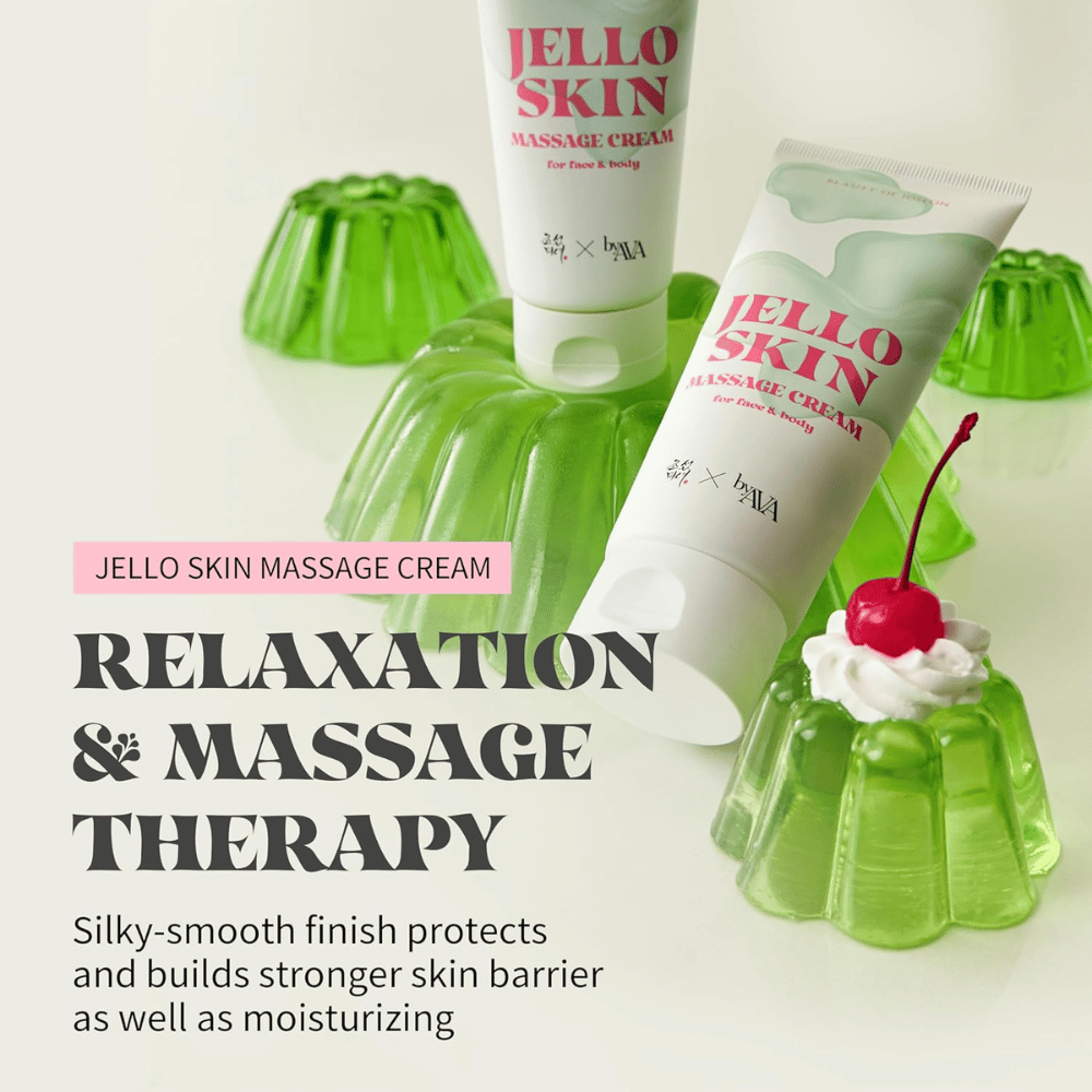 Beauty of Joseon Jello Skin Massage Cream na relaxačnú masáž tváre a tela, ktorá hydratuje a posilňuje kožnú bariéru.