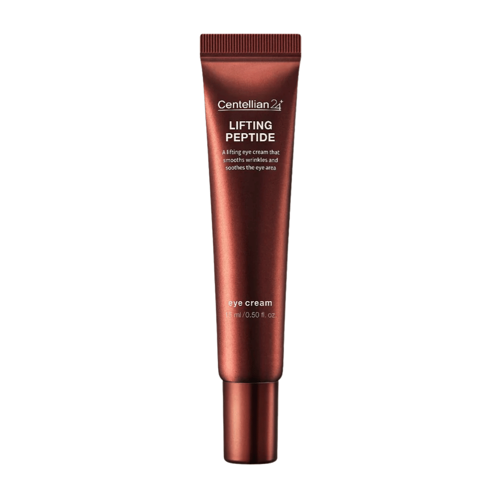 Centellian24 Lifting Peptide Eye Cream očný krém – kórejský anti-age očný krém s peptidmi, ktoré pomáhajú posilniť kožnú bariéru, hydratovať pokožku a znížiť viditeľné známky únavy okolo očí.