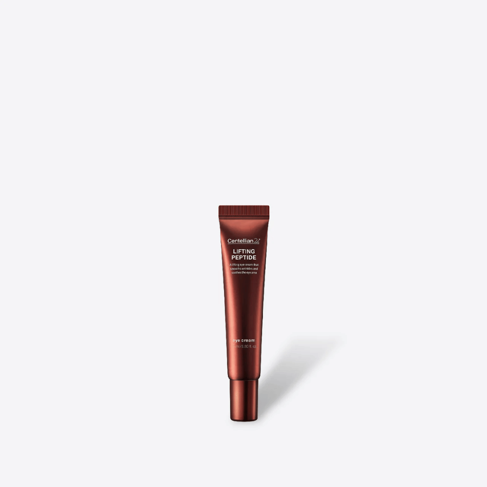 Centellian24 Lifting Peptide Eye Cream produktový obrázok – hydratačný kórejský očný krém s peptidmi, ktoré pomáhajú zlepšiť elasticitu pokožky a dodávať hladší vzhľad okolo očí.