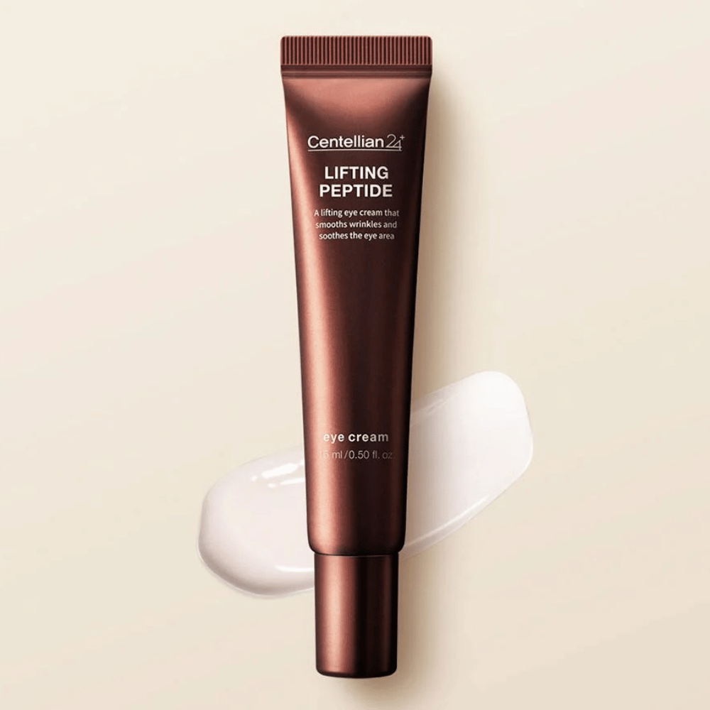 Centellian24 Lifting Peptide Eye Cream očný krém – kórejský očný krém s peptidmi, ktoré pomáhajú hydratovať pokožku okolo očí a znížiť viditeľnosť jemných liniek a vrások.