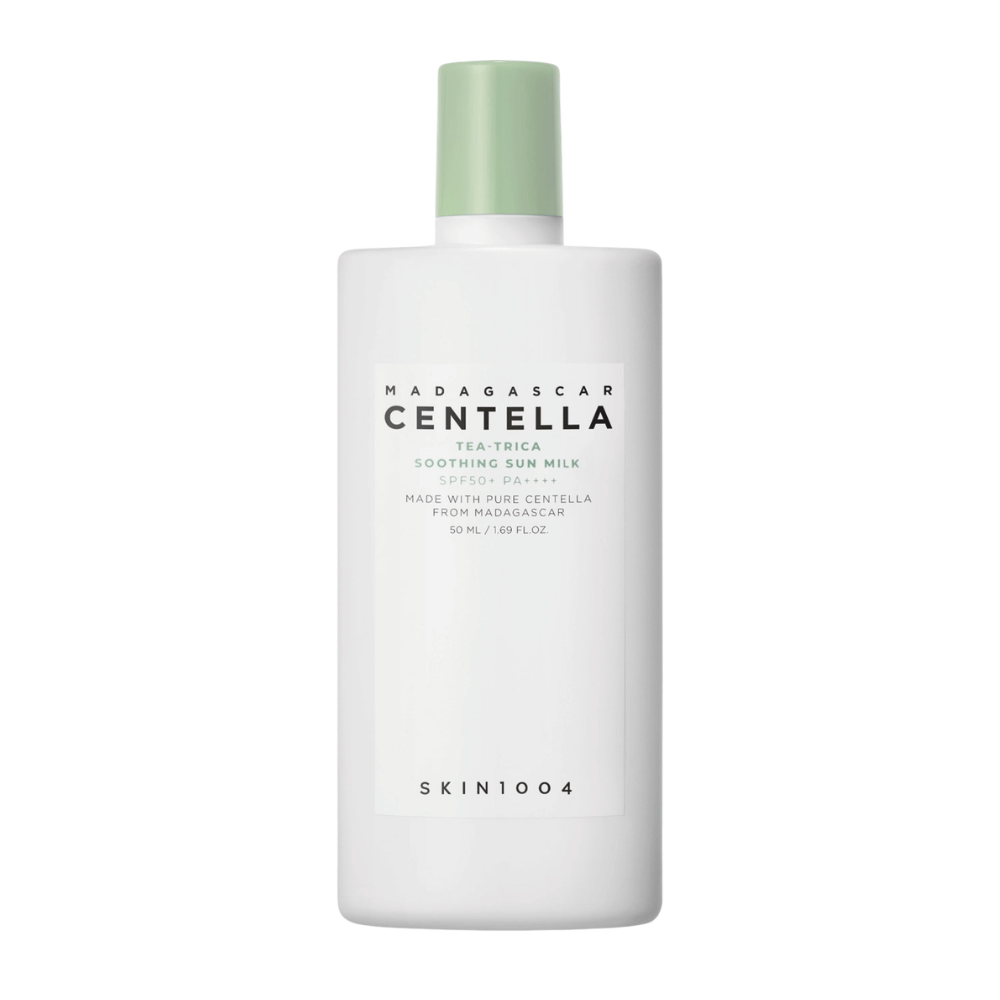 SKIN1004 Madagascar Centella Tea-Trica Soothing Sun Milk SPF50+ PA++++ opaľovací krém s Centella Asiatica a Tea Tree