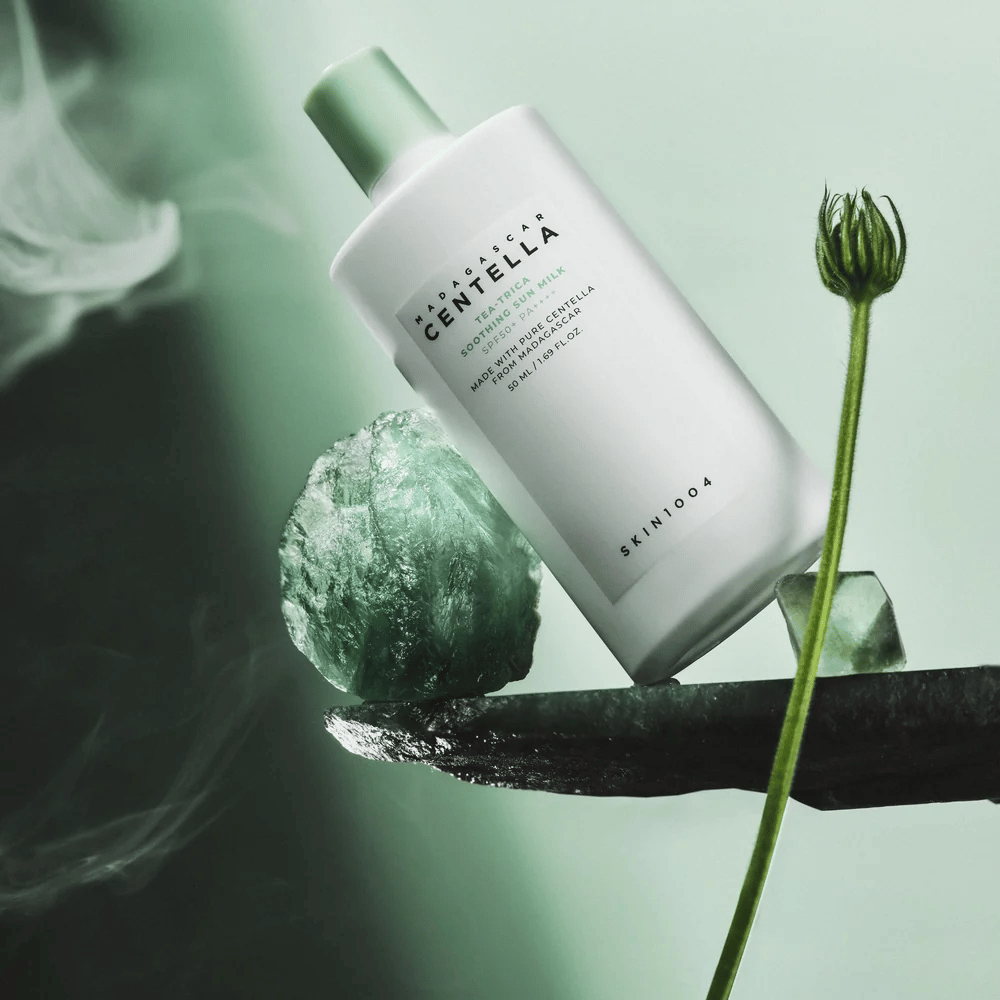 SKIN1004 Madagascar Centella Tea-Trica Soothing Sun Milk SPF50+ PA++++ s Centella Asiatica pre citlivú pokožku