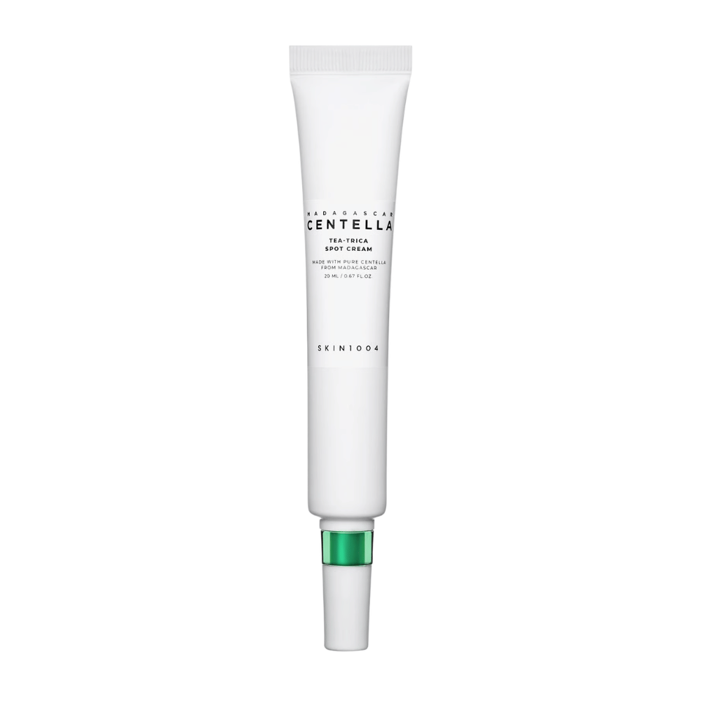 SKIN1004 Madagascar Centella Tea-Trica Spot Cream 20 ml – kórejský spot treatment s centellou a tea tree pre akné, začervenanie a nečistú pleť.